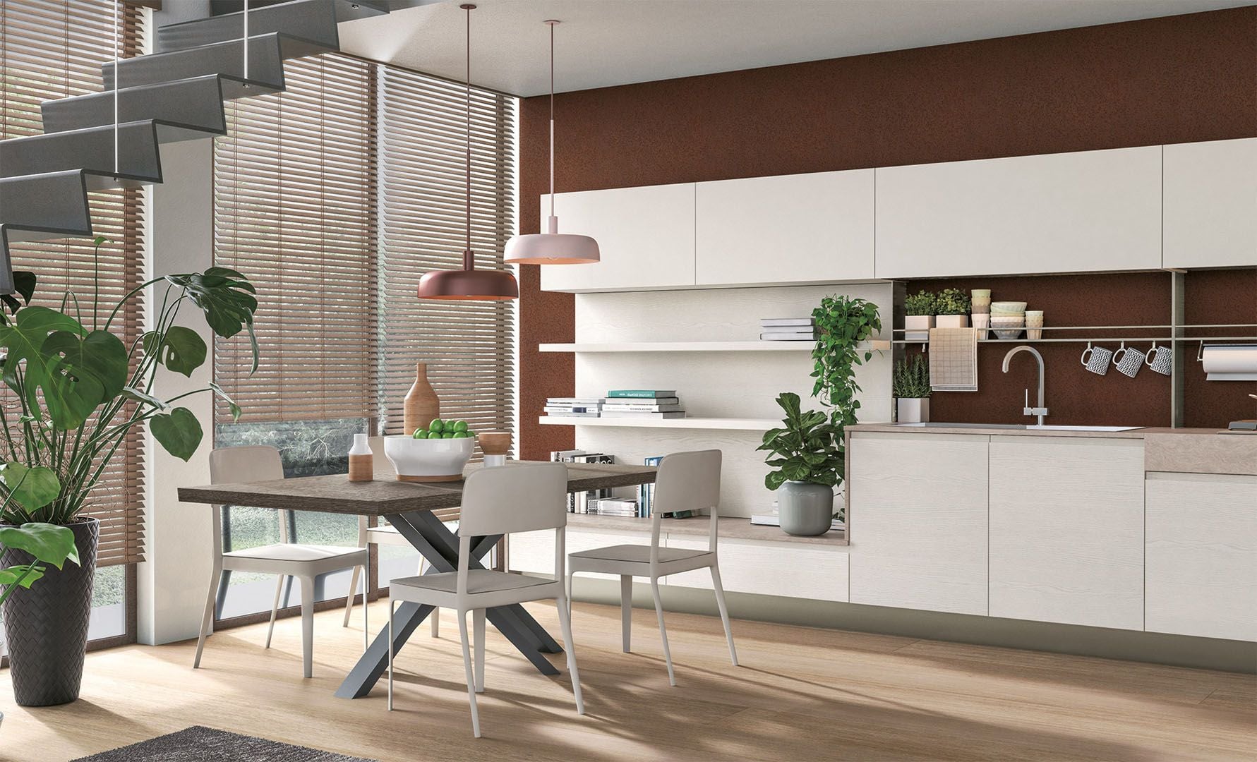 Integrated living space kitchen main image